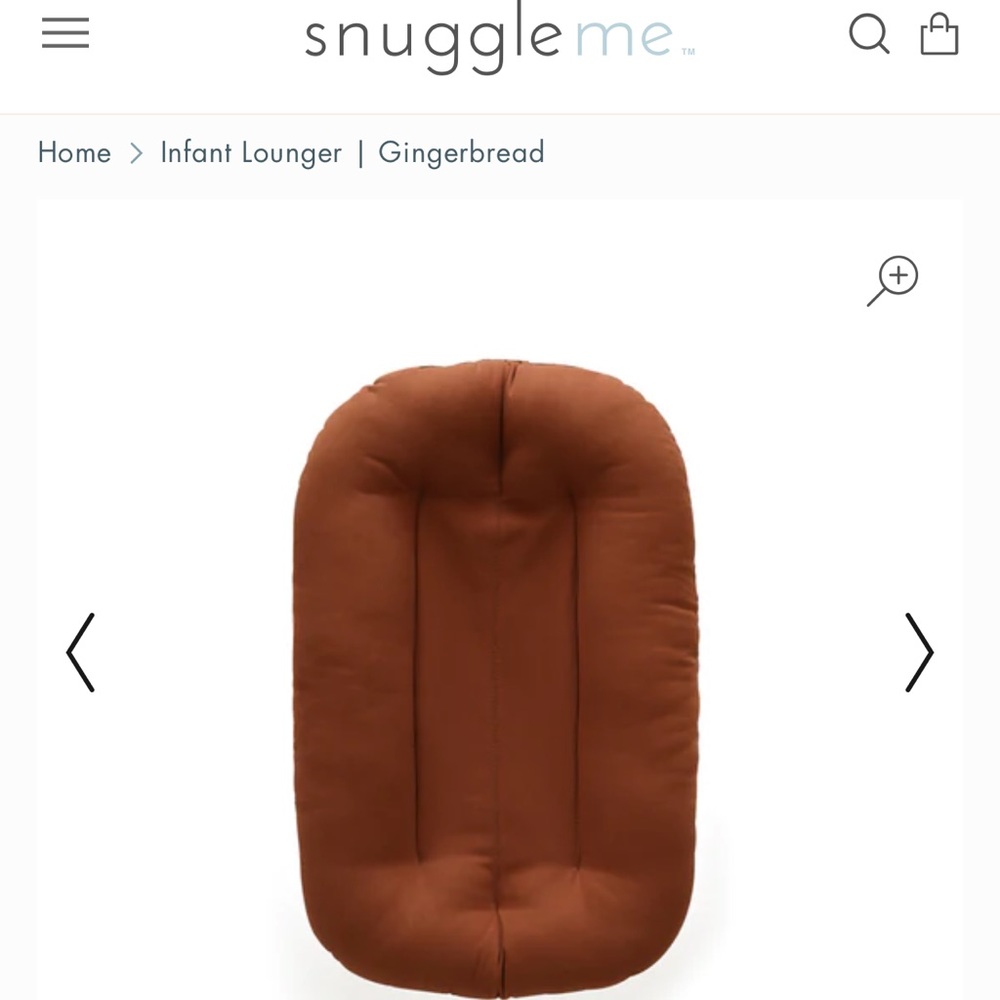 Snuggle Me Organic - Gingerbread w/ 2 Covers